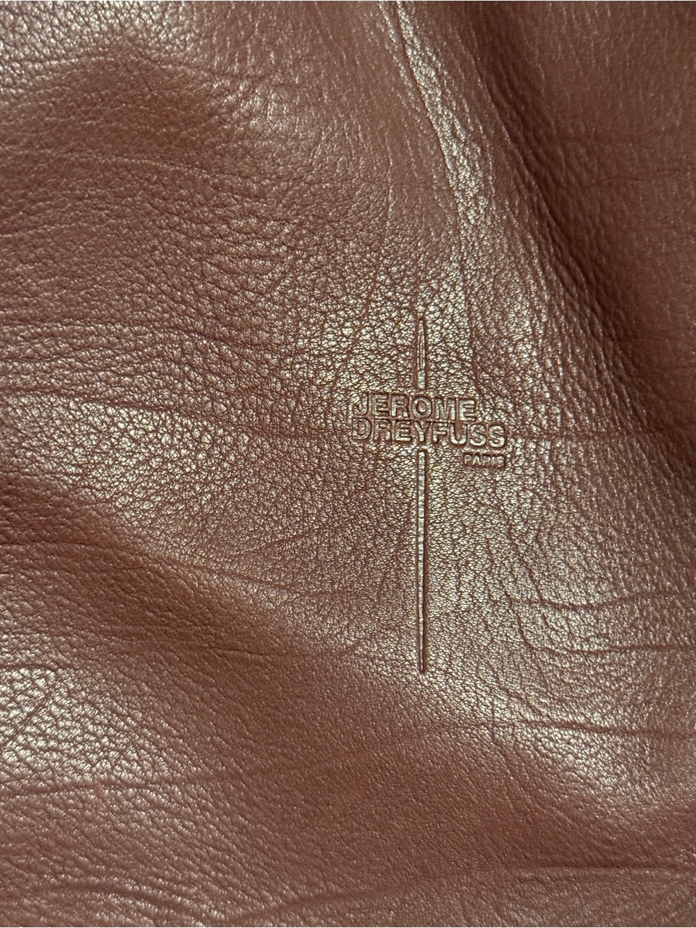Jerome Dreyfuss “Pedro” Burgundy Leather Crossbody Shoulder Bag - Picture 4 of 16